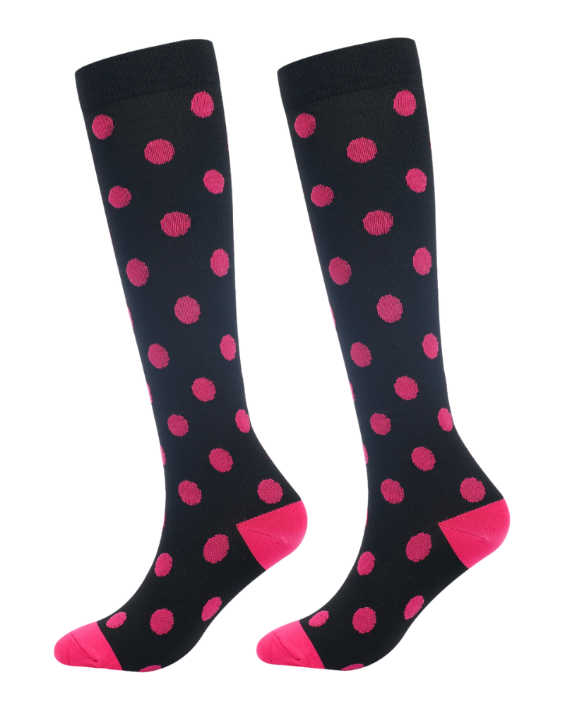 Knee-High Compression Socks - Pink