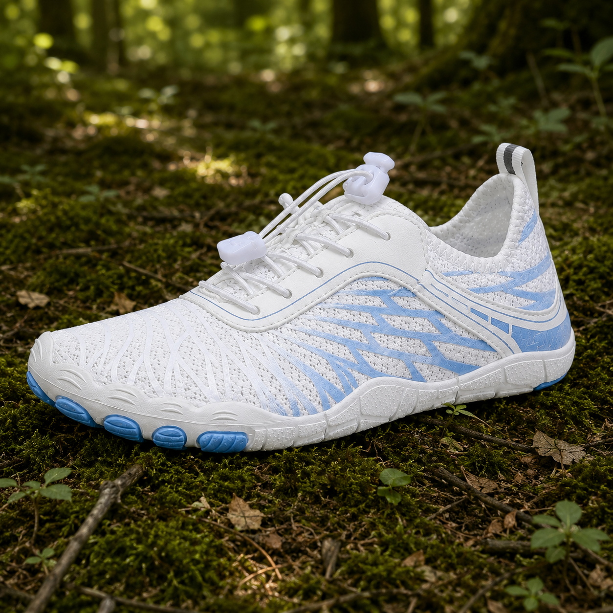 White/Blue