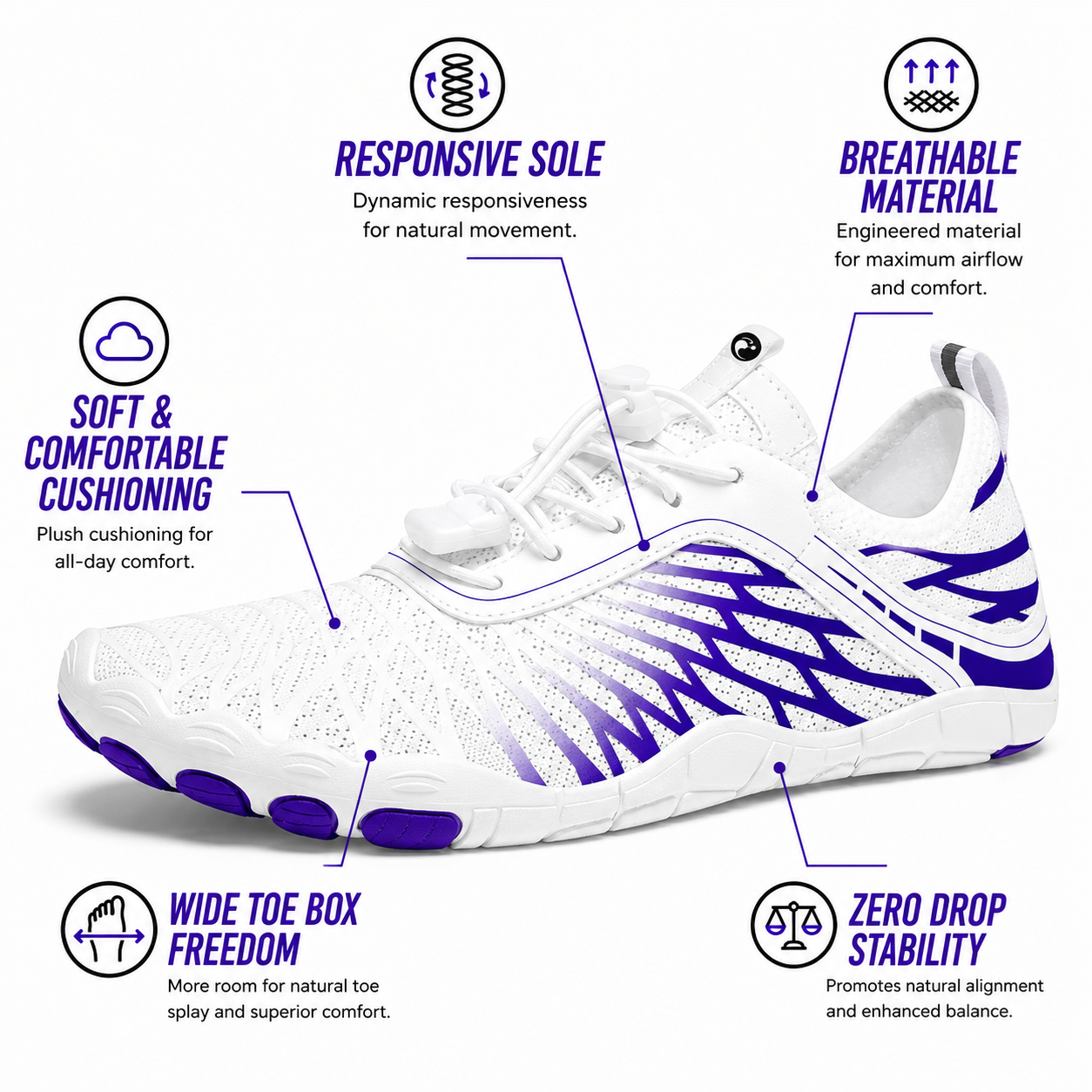 White/Purple